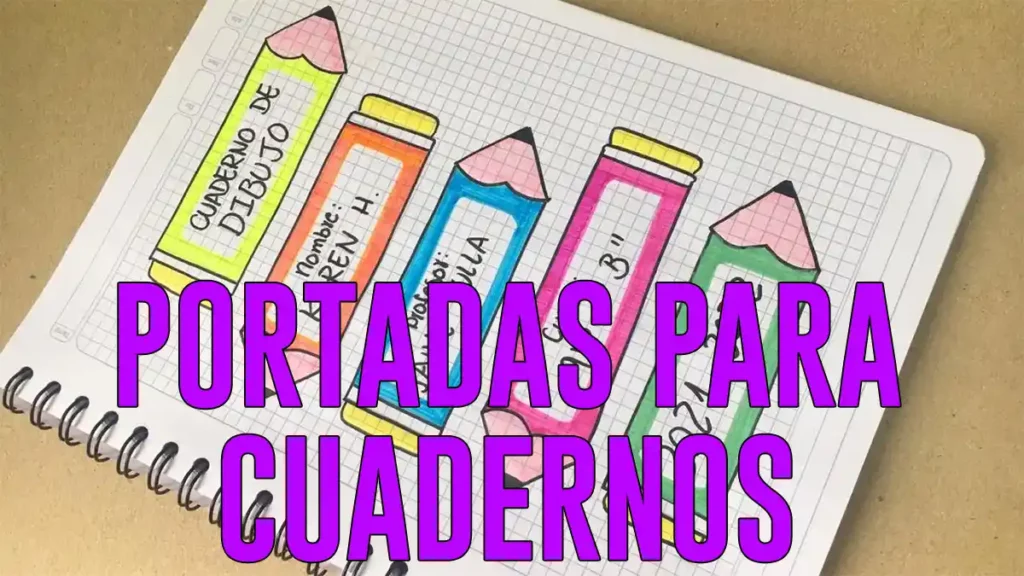 portadas para cuadernos